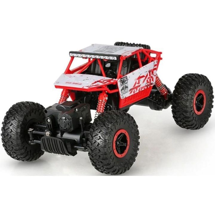 Rock Crawler 4WD RC Czerwony HB P1801 – 20 km/h, napęd 4x4, pilot 2.4 GHz | Ekstremalna jazda off-road (skala 1:18)