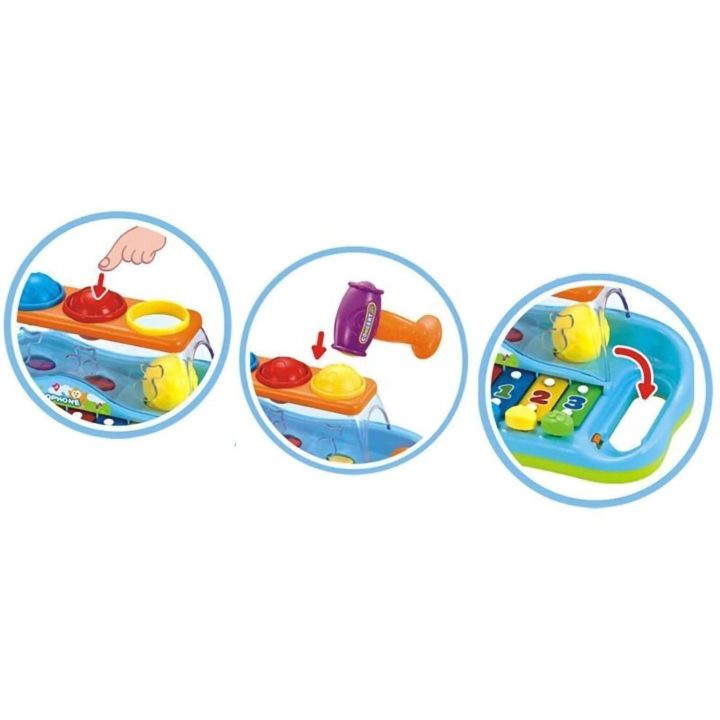 Cymbałki Muzyczne z Młoteczkiem i Piłeczkami – Organki edukacyjne 2w1 | Zabawa w małego muzyka