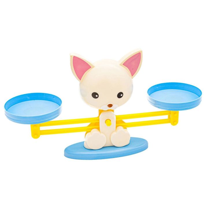 Waga Szalkowa Gra Edukacyjna z Pieskiem – Nauka liczenia ze szczeniaczkami i kartami zadań | Matematyczna zabawa w równowagę