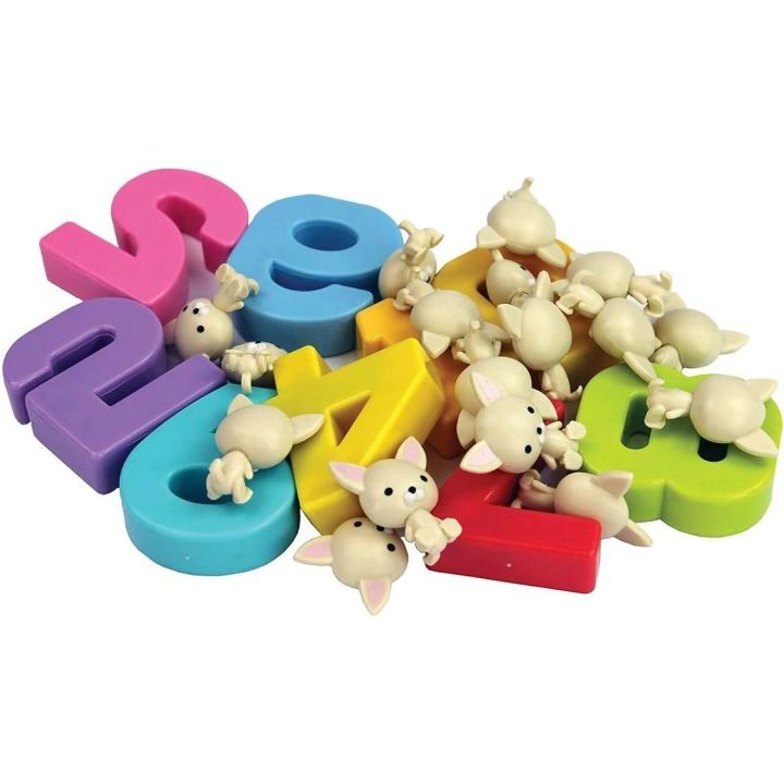 Waga Szalkowa Gra Edukacyjna z Pieskiem – Nauka liczenia ze szczeniaczkami i kartami zadań | Matematyczna zabawa w równowagę