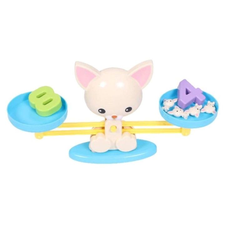 Waga Szalkowa Gra Edukacyjna z Pieskiem – Nauka liczenia ze szczeniaczkami i kartami zadań | Matematyczna zabawa w równowagę