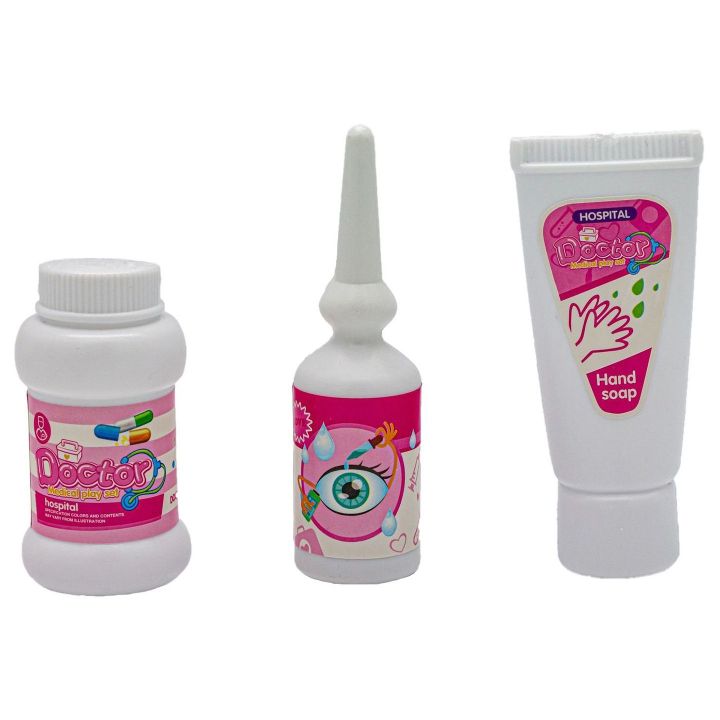 Różowy Wózek Lekarski dla Dzieci z Akcesoriami – Stetoskop, termometr i monitor EKG | Zabawa w doktora z pasją i troską