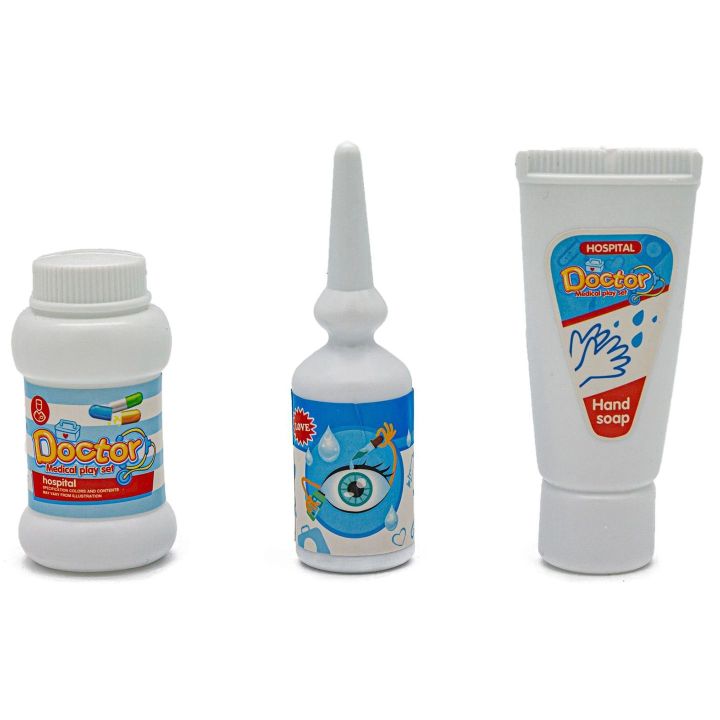 Czerwony Wózek Lekarski dla Dzieci z Akcesoriami – Stetoskop, termometr i monitor EKG | Interaktywna zabawa w szpital