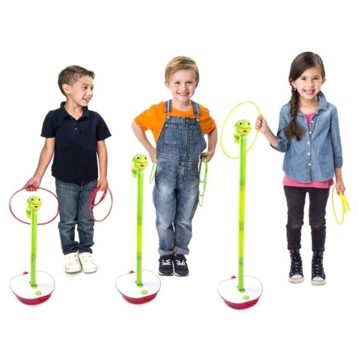 Tańczący Robak, Gra Zręcznościowa – Regulowana wysokość i kolorowe obręcze | Aktywna zabawa na celność
