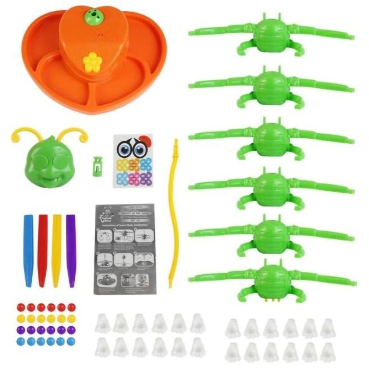 Tańcząca Gąsienica Gra Zręcznościowa – Pęsety, kuleczki i muzyka | Dynamiczna zabawa dla dzieci na precyzję