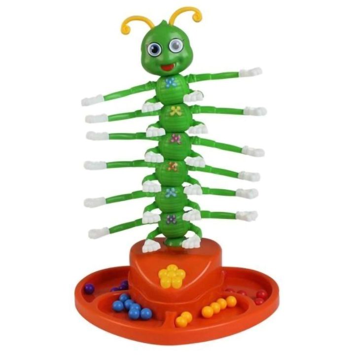 Tańcząca Gąsienica Gra Zręcznościowa – Pęsety, kuleczki i muzyka | Dynamiczna zabawa dla dzieci na precyzję