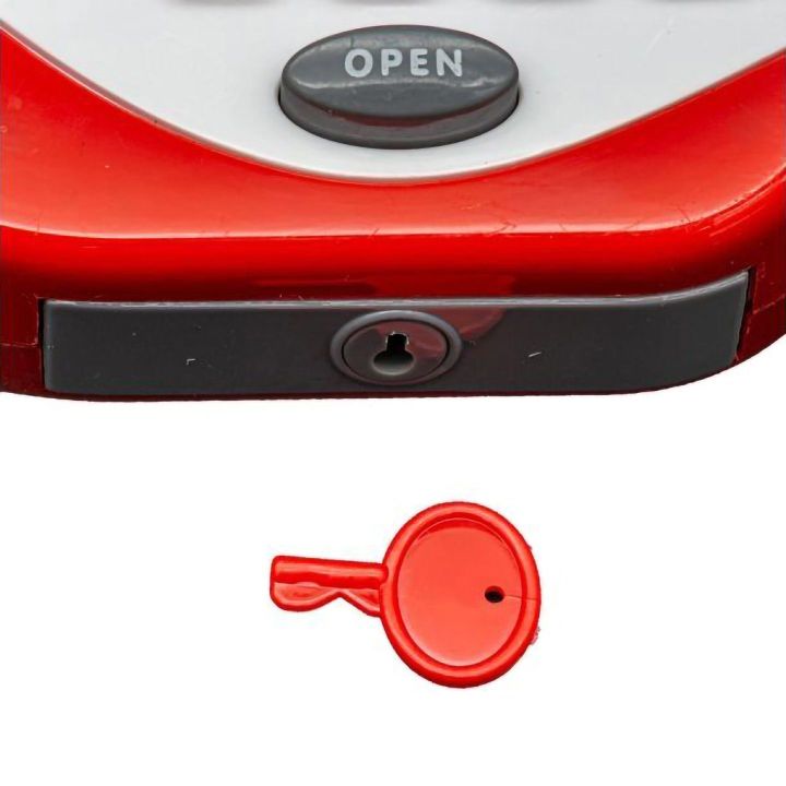 Kasa Sklepowa Biało-Czerwona dla dzieci Uniwersalna – Mikrofon, czytnik kodów, prawdziwa waga | Nauka zakupów przez zabawę