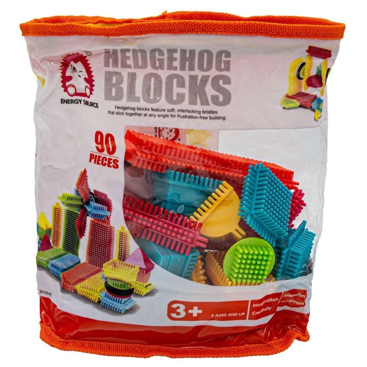 Klocki Jeżyki 90 Elementów – Kompaktowy Zestaw Konstrukcyjny ze szczelnym zamknięciem | Kreatywność bez granic