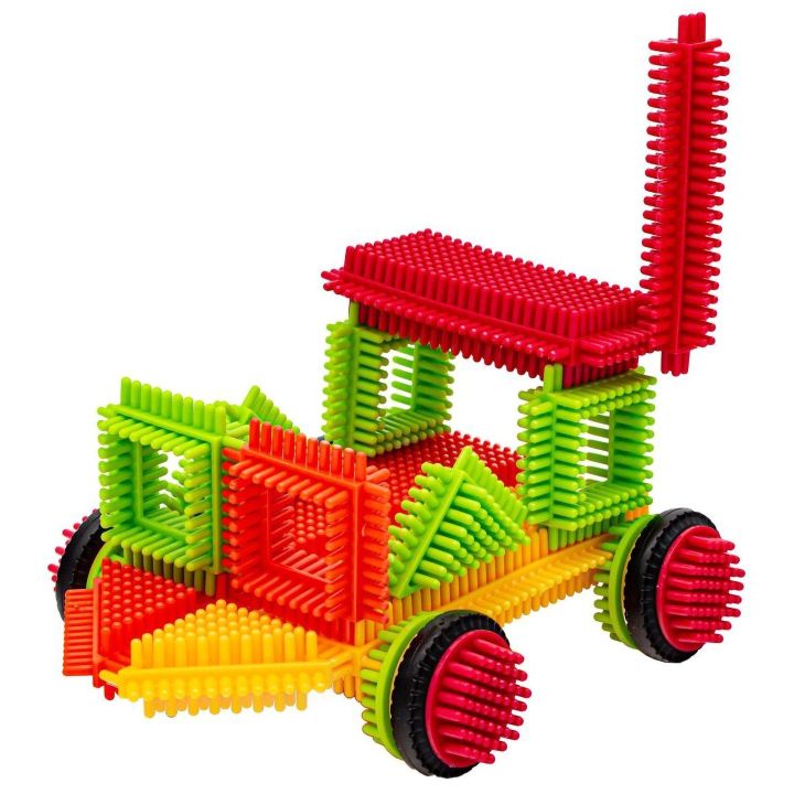 Klocki Jeżyki 90 Elementów – Kompaktowy Zestaw Konstrukcyjny ze szczelnym zamknięciem | Kreatywność bez granic