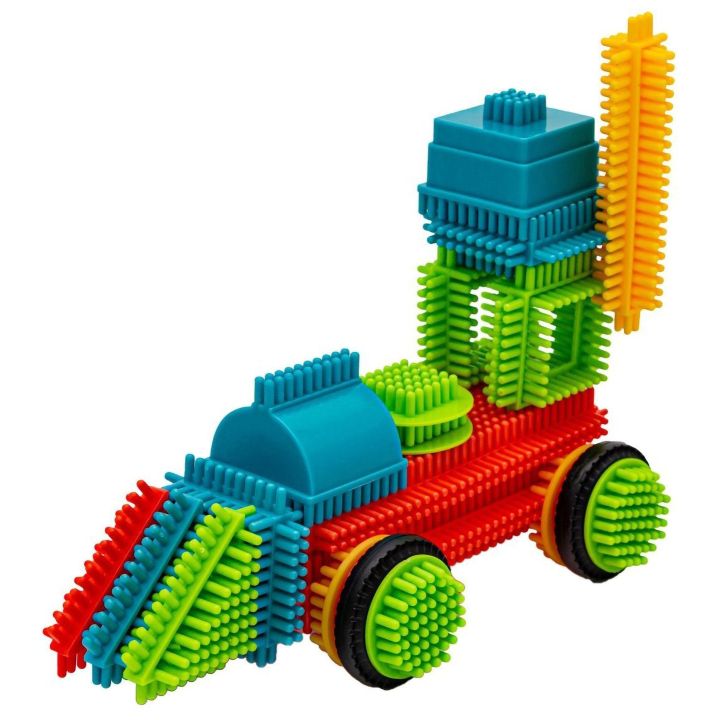 Klocki Jeżyki 90 Elementów – Kompaktowy Zestaw Konstrukcyjny ze szczelnym zamknięciem | Kreatywność bez granic