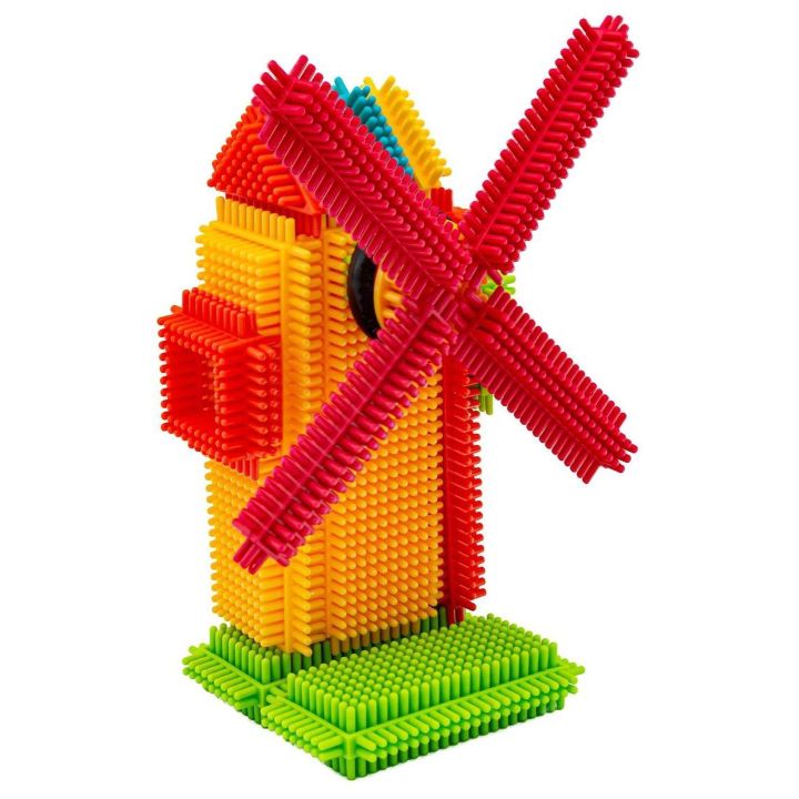 Klocki Jeżyki 90 Elementów – Kompaktowy Zestaw Konstrukcyjny ze szczelnym zamknięciem | Kreatywność bez granic