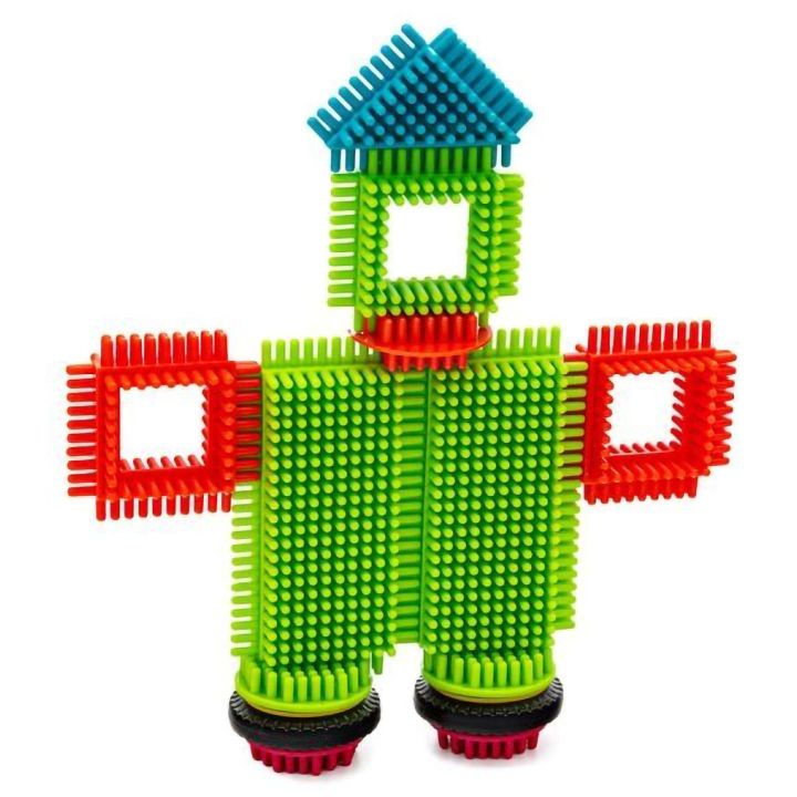 Klocki Jeżyki 90 Elementów – Kompaktowy Zestaw Konstrukcyjny ze szczelnym zamknięciem | Kreatywność bez granic