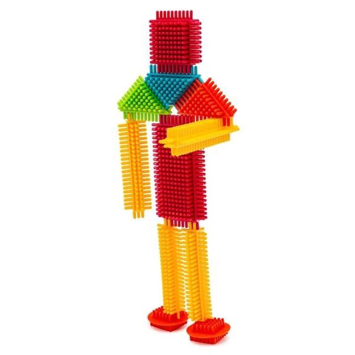 Klocki Jeżyki 90 Elementów – Kompaktowy Zestaw Konstrukcyjny ze szczelnym zamknięciem | Kreatywność bez granic