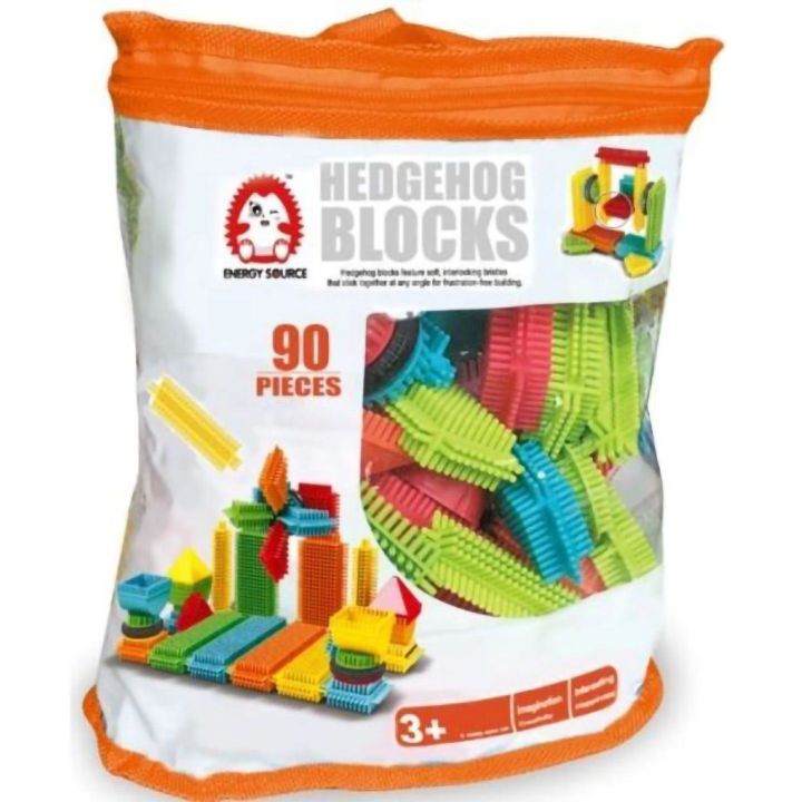 Klocki Jeżyki 90 Elementów – Kompaktowy Zestaw Konstrukcyjny ze szczelnym zamknięciem | Kreatywność bez granic