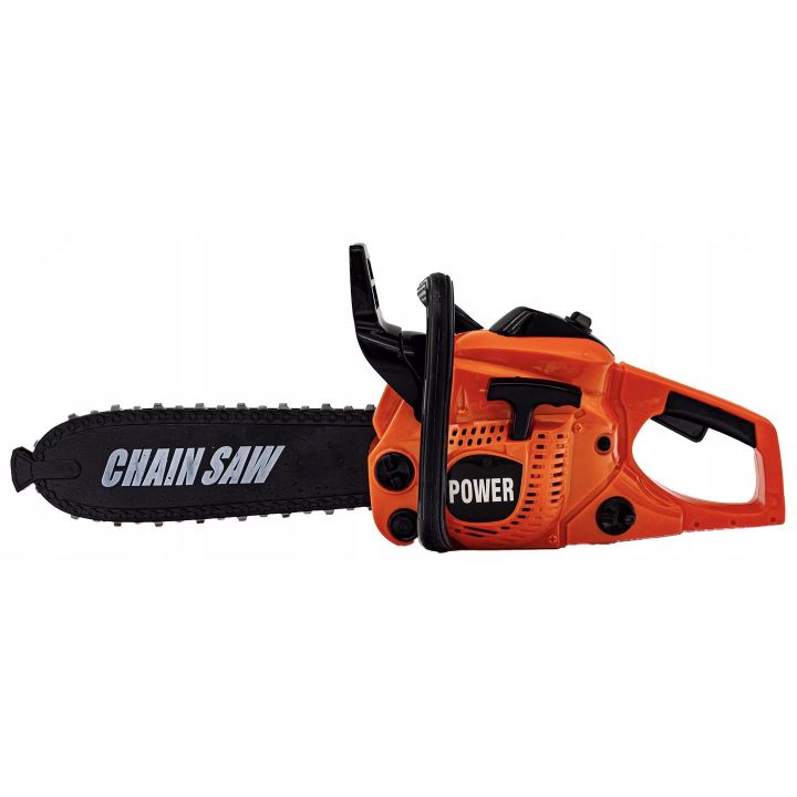 Piła Łańcuchowa z Wyposażeniem dla Dzieci – Ochronny Kask, okulary i rękawice BHP | Kompletny ekwipunek małego drwala