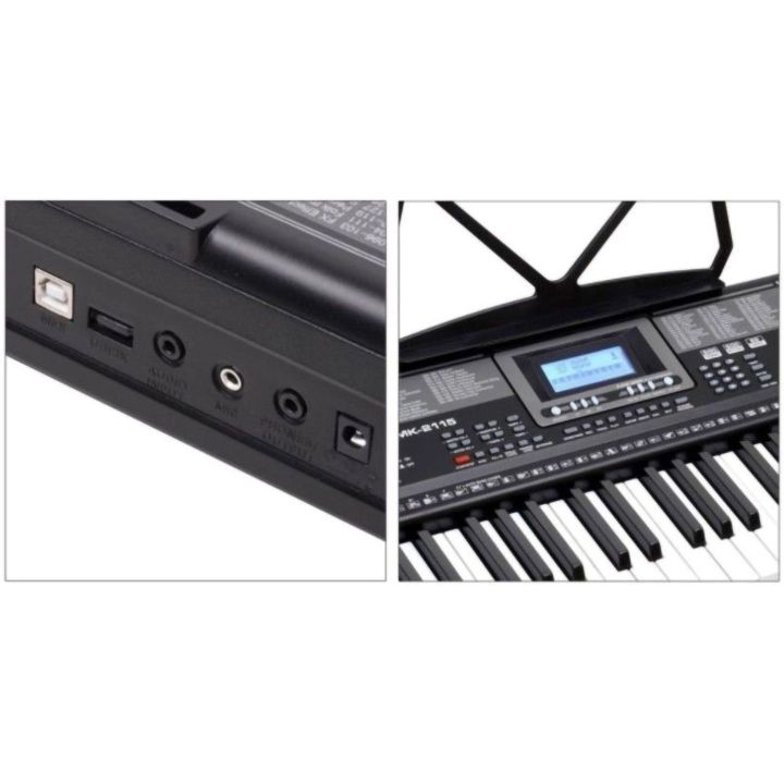 Zaawansowany Keyboard Interaktywny MK-2115 – 61 klawiszy, 500 rytmów, 600 barw i aplikacja | Nowoczesna nauka przez zabawę