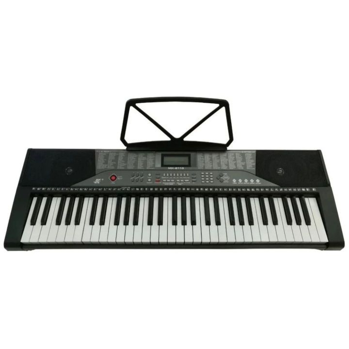 Rozszerzony Keyboard Muzyczny MK-2113 – 61 klawiszy, 255 rytmów, 255 barw z ekranem LCD | Dobre brzmienie w przystępnej formie