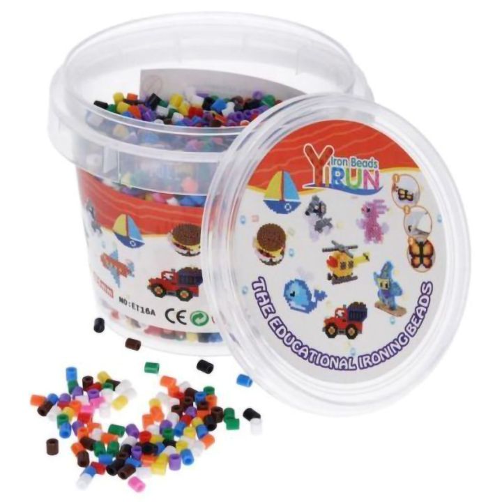 5000 Sztuk Miks Kolorów, Koraliki do Prasowanek – Kreatywne tworzenie pixel art | Zabawa rozwijająca precyzję i wyobraźnię