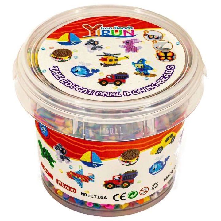 5000 Sztuk Miks Kolorów, Koraliki do Prasowanek – Kreatywne tworzenie pixel art | Zabawa rozwijająca precyzję i wyobraźnię