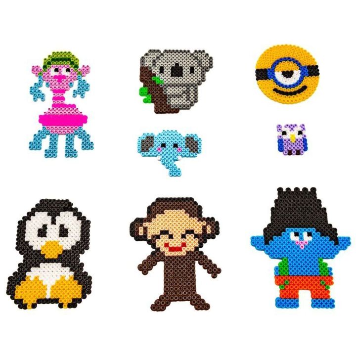 5000 Sztuk Miks Kolorów, Koraliki do Prasowanek – Kreatywne tworzenie pixel art | Zabawa rozwijająca precyzję i wyobraźnię