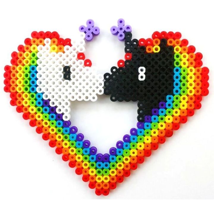 5000 Sztuk Miks Kolorów, Koraliki do Prasowanek – Kreatywne tworzenie pixel art | Zabawa rozwijająca precyzję i wyobraźnię