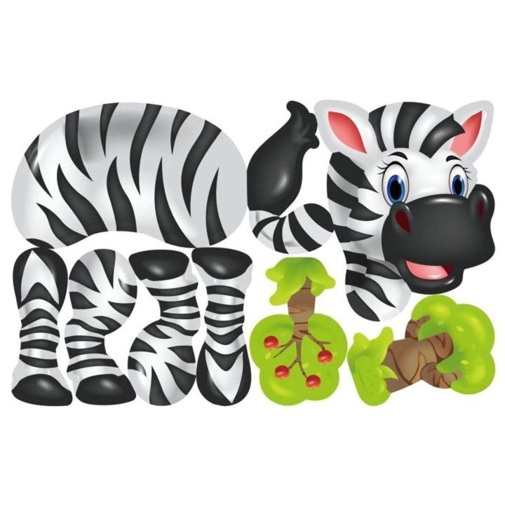 Mozaika Konstrukcyjna Zoo 198 Elementów – Wkrętarka i walizka | Afrykańska przygoda małego konstruktora