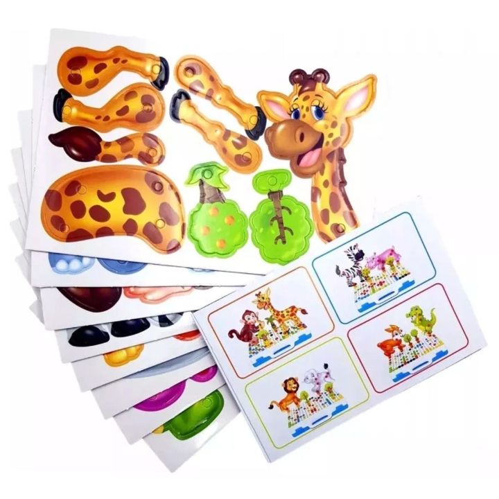 Mozaika Konstrukcyjna Zoo 198 Elementów – Wkrętarka i walizka | Afrykańska przygoda małego konstruktora