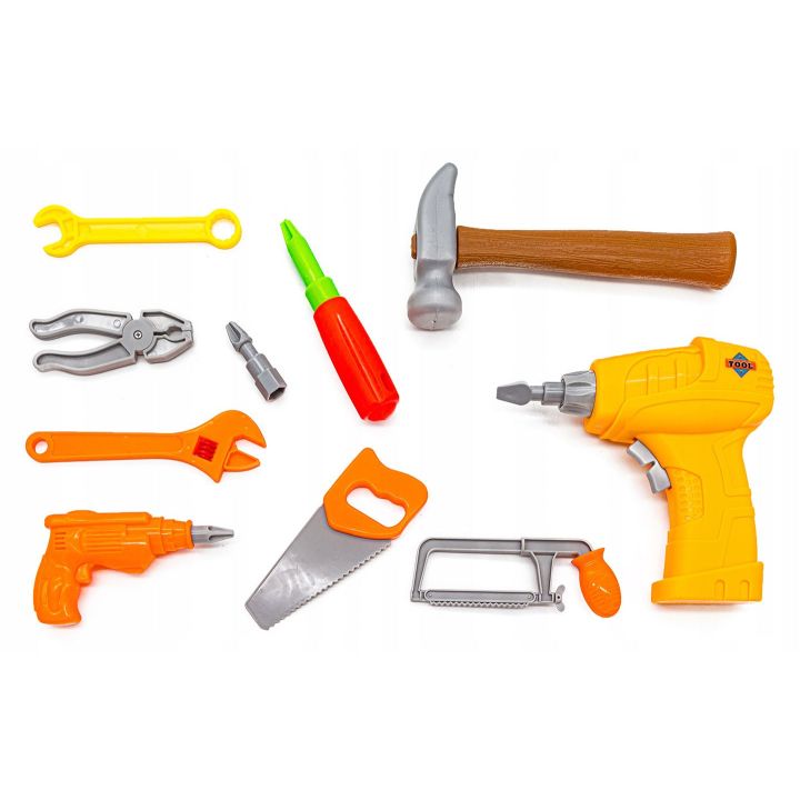 Mozaika 3D Stolik Warsztatowy 355 Elementów – Masa narzędzi i mechanizmy | Multifunkcyjny warsztat małego majsterkowicza