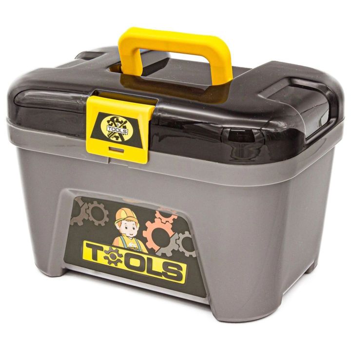 Warsztat Stolarski 3w1 dla Dzieci – Skrzynka, Wózek i Stolik | Kompletny Zestaw Narzędzi Majsterkowicza