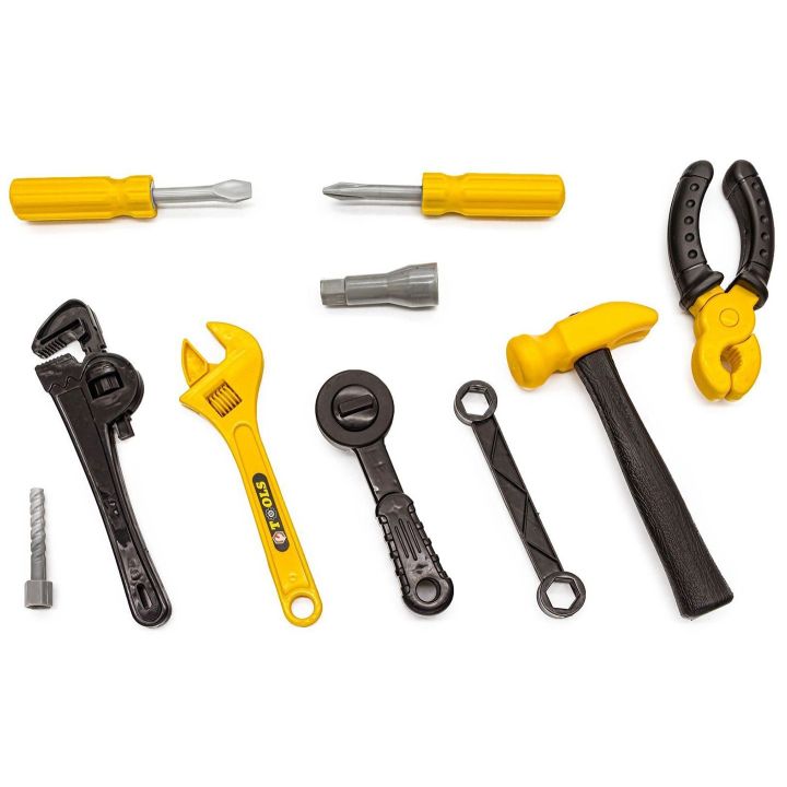 Warsztat Stolarski 3w1 dla Dzieci – Skrzynka, Wózek i Stolik | Kompletny Zestaw Narzędzi Majsterkowicza