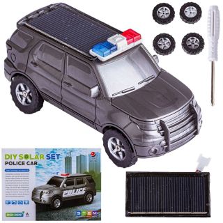 Radiowóz Policyjny Solarny – Zestaw edukacyjny do samodzielnego montażu | Energia słoneczna w akcji