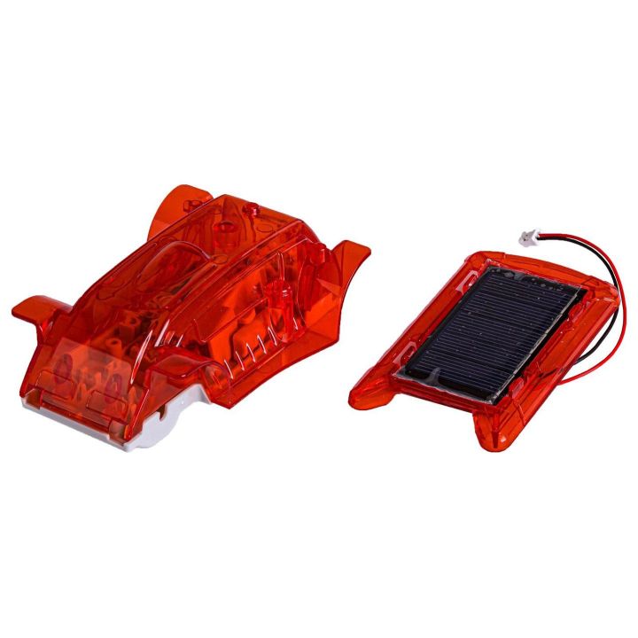 Buldożer Solarny 360° – Zestaw edukacyjny do samodzielnego montażu z obrotowym panelem | Energia słoneczna w budowlance