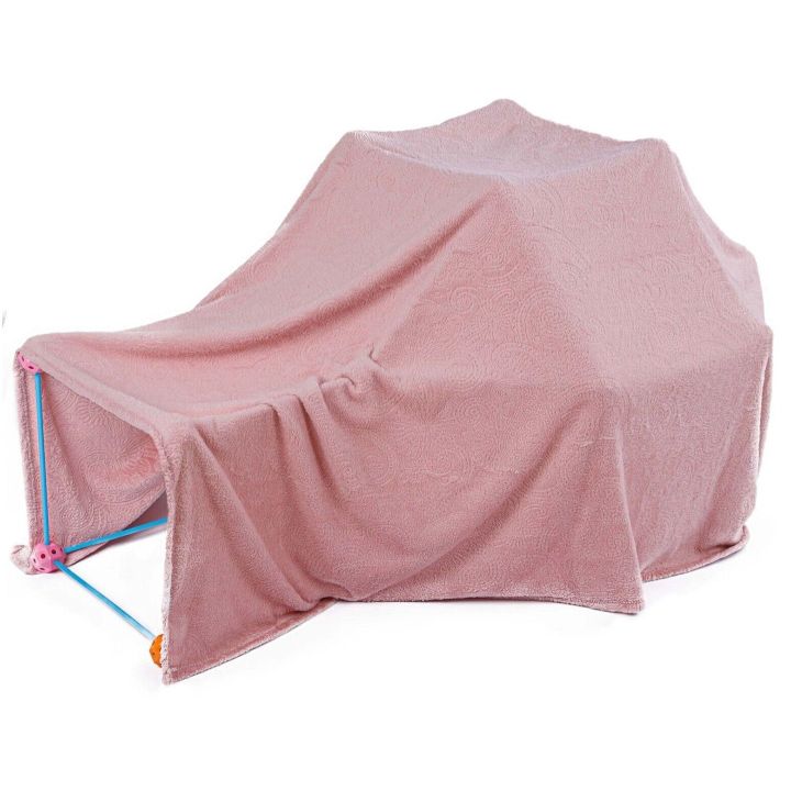 Rurki Konstrukcyjne Creative Forts 118 Elementów – Budowanie namiotów, baz i fortów | Kreatywna zabawa architektoniczna