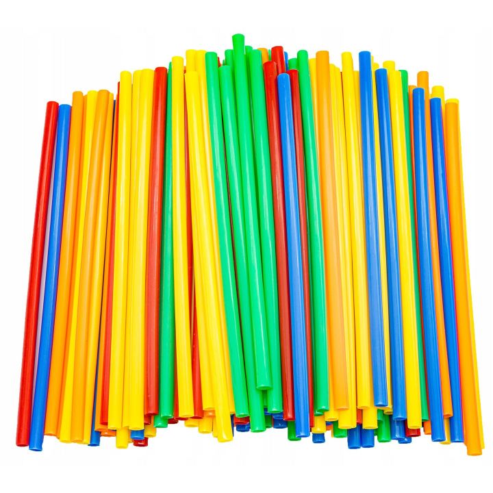 Słomki Konstrukcyjne Świecące 1000 Elementów – 13 typów łączników i kółka w pudełku | Marzenie młodych konstruktorów