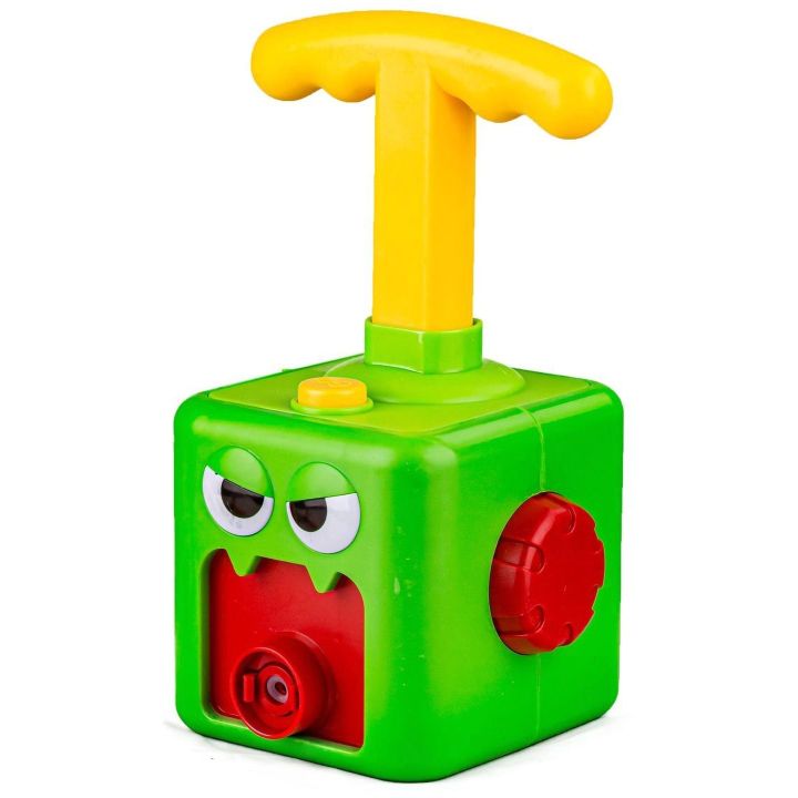 Power Balloon Wyrzutnia Balonów Zielony Potworek – Eksperymenty z siłą powietrza | Edukacyjna zabawka bez baterii