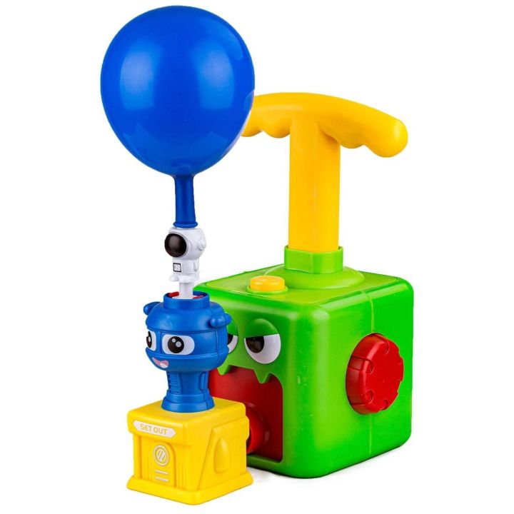 Power Balloon Wyrzutnia Balonów Zielony Potworek – Eksperymenty z siłą powietrza | Edukacyjna zabawka bez baterii