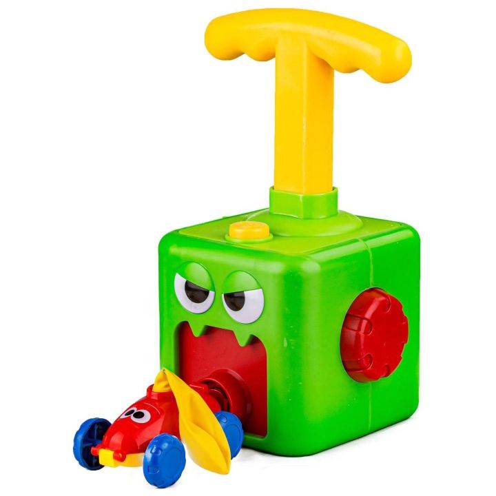 Power Balloon Wyrzutnia Balonów Zielony Potworek – Eksperymenty z siłą powietrza | Edukacyjna zabawka bez baterii