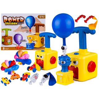 Power Balloon Wyrzutnia Balonów Żółty Potworek – Fizyka w akcji z napędem powietrznym | Nauka przez zabawę bez baterii