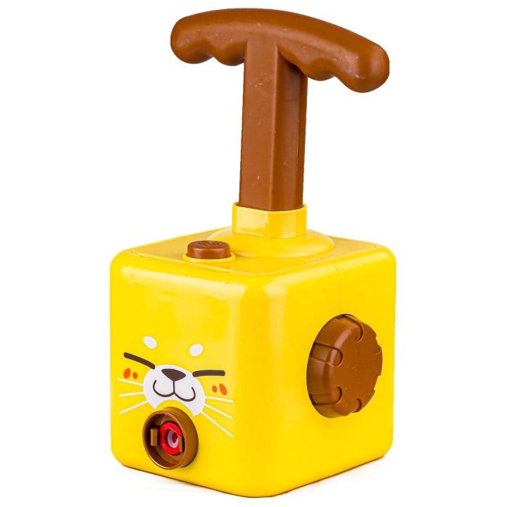 Power Balloon Wyrzutnia Balonów Żółty Kotek – Energia kinetyczna w praktycznym zastosowaniu | Edukacyjny system pneumatyczny