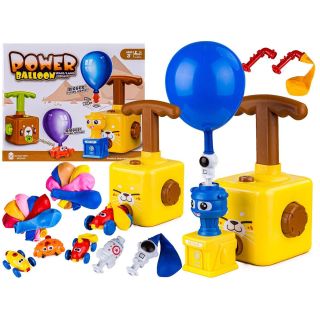 Power Balloon Wyrzutnia Balonów Żółty Kotek – Energia kinetyczna w praktycznym zastosowaniu | Edukacyjny system pneumatyczny