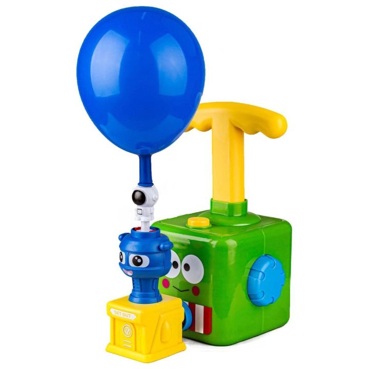 Power Balloon Wyrzutnia Balonów Zielona Żabka – Energia powietrza w spektakularnym wydaniu | Naukowa zabawa bez elektryczności