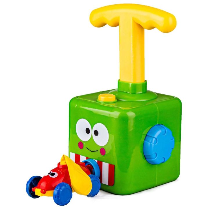 Power Balloon Wyrzutnia Balonów Zielona Żabka – Energia powietrza w spektakularnym wydaniu | Naukowa zabawa bez elektryczności