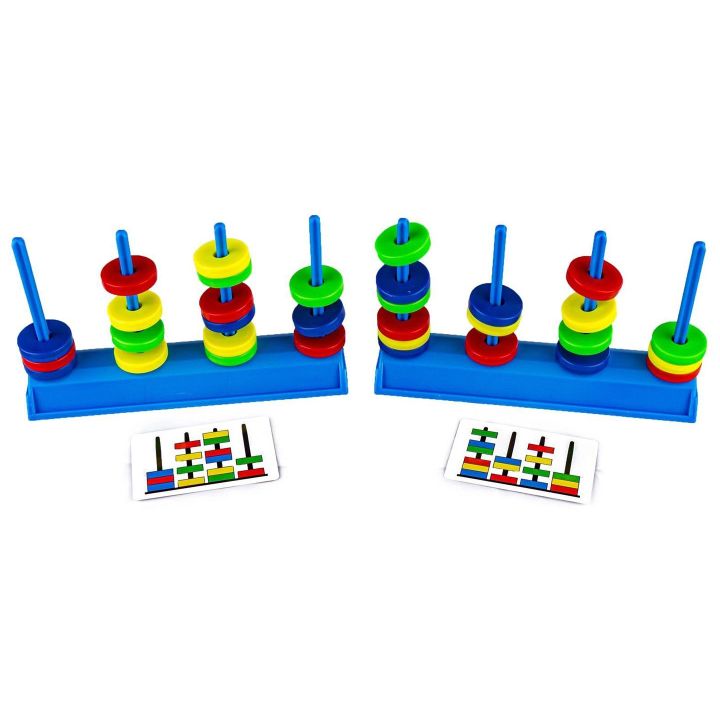 Magnetyczne Krążki Gra Logiczna – Podstawki i karty wzorów | Dziecięca nauka przez odkrywanie magnetyzmu