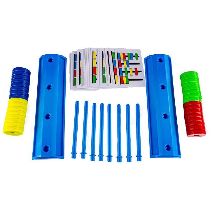 Magnetyczne Krążki Gra Logiczna – Podstawki i karty wzorów | Dziecięca nauka przez odkrywanie magnetyzmu