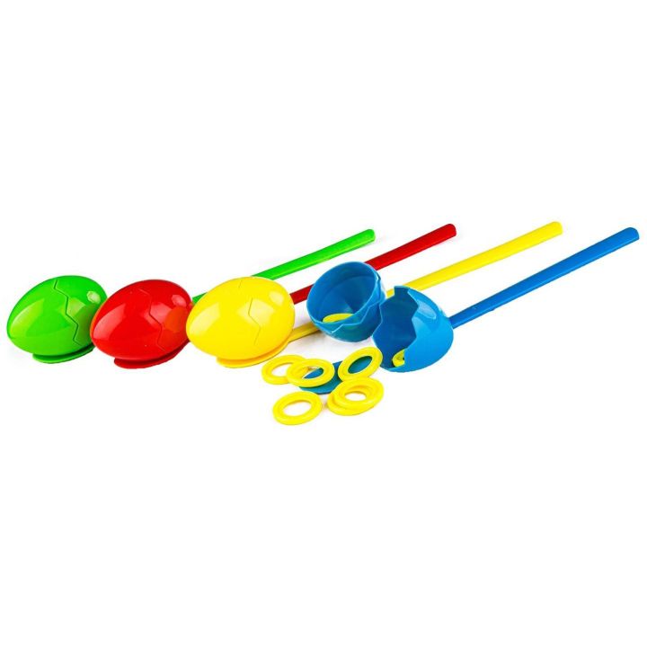 Wyścig z Jajkiem Gra Zręcznościowa – Łyżki, obręcze i balans | Rodzinna zabawa na równowagę