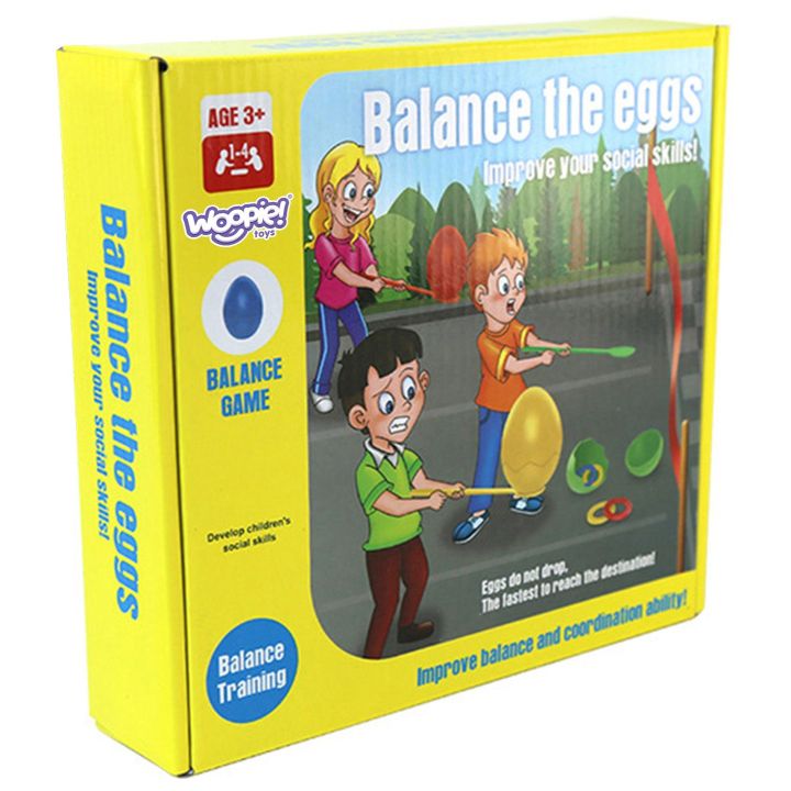 Wyścig z Jajkiem Gra Zręcznościowa – Łyżki, obręcze i balans | Rodzinna zabawa na równowagę