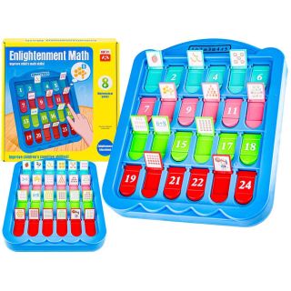 Oświecająca Matematyka Gra na Liczenie – Plansza ze schowkami i zadaniami | Nauka liczenia przez zabawę