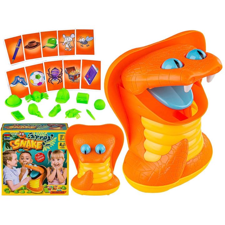 Greedy Snake Gra Zręcznościowa – Mechaniczny wąż zamykający paszczę | Emocjonująca dziecięca zabawa na refleks