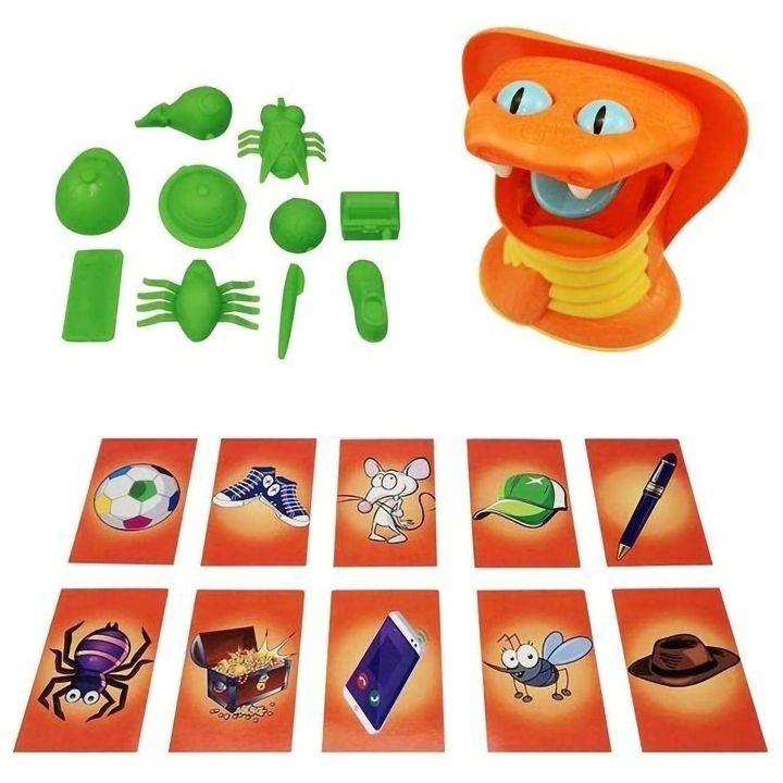 Greedy Snake Gra Zręcznościowa – Mechaniczny wąż zamykający paszczę | Emocjonująca dziecięca zabawa na refleks