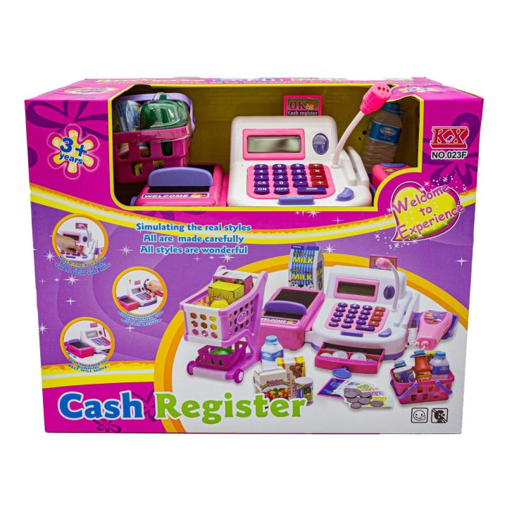 Kasa Sklepowa Interaktywna dla Dzieci – Kalkulator, mikrofon i akcesoria | Zabawa w sklep pełna emocji